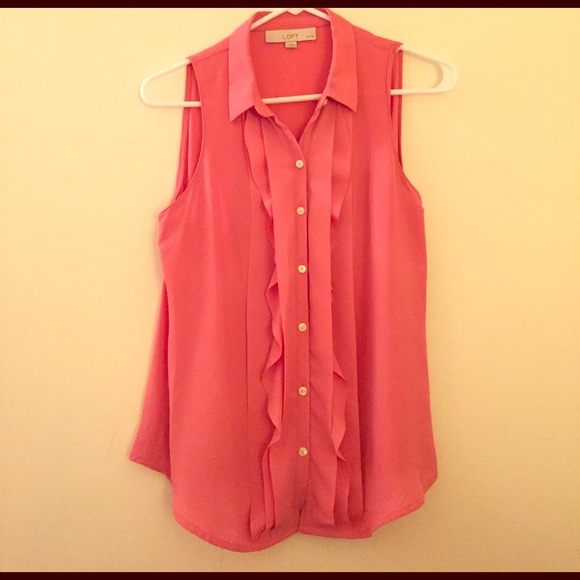 LOFT sleeveless blouse - Picture 1 of 3